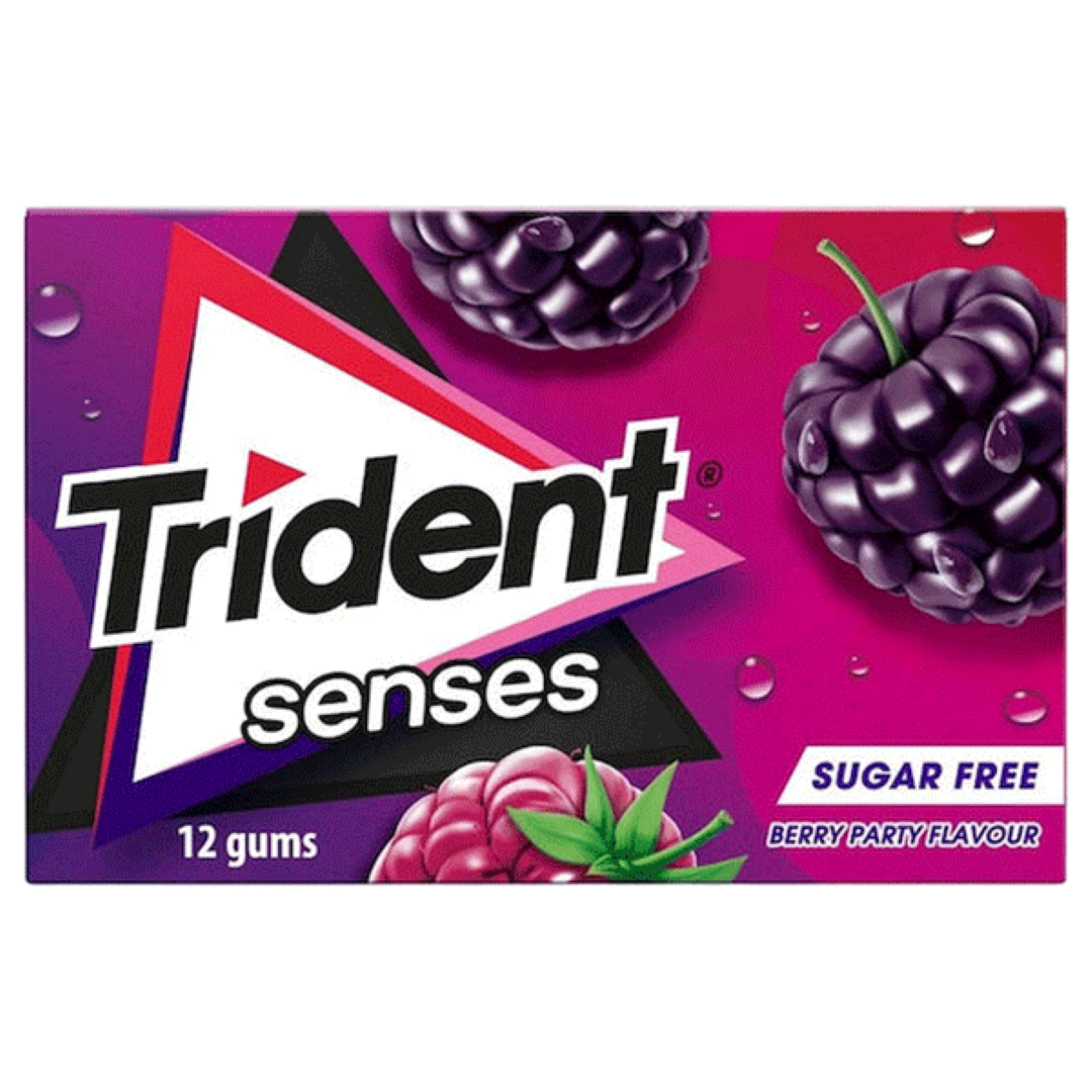 TRIDENT SENSES BERRY PARTY SF 23G